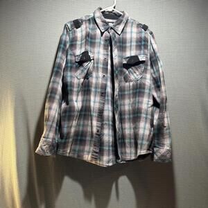Route 66 Men’s Button Up Flannel Size Xl #55